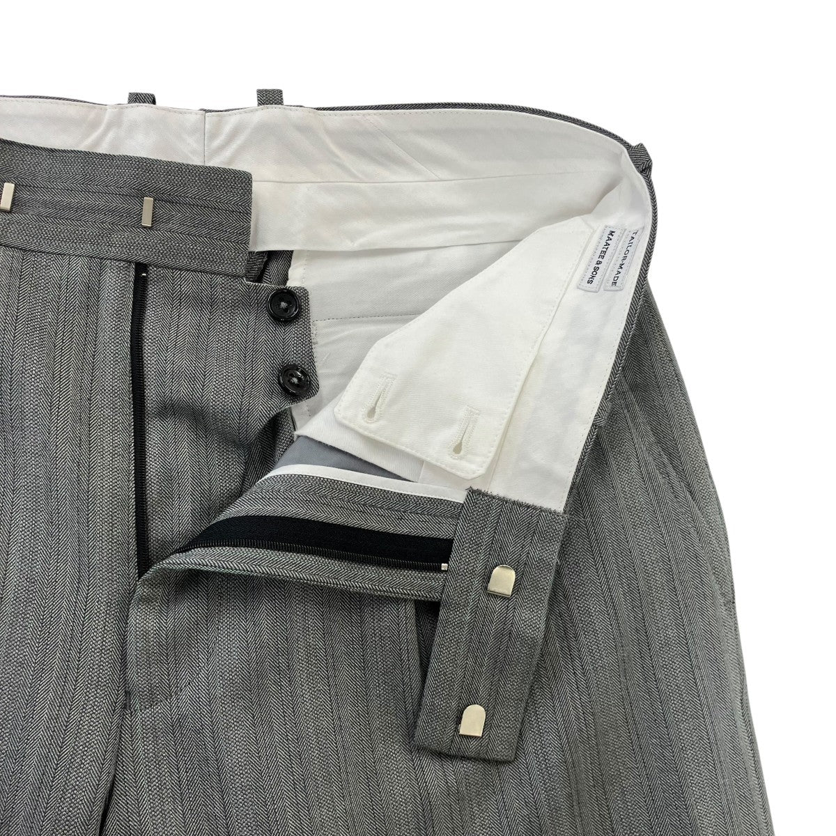 撚杢ヘリンボーン setup trouser 2MT5103-0202A