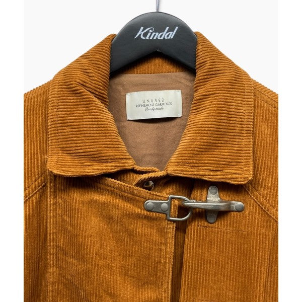 UNUSED コーデュロイファイヤーマンジャケット UNUSED(アンユーズド) 「fireman corduroy jacket」ファイヤマン