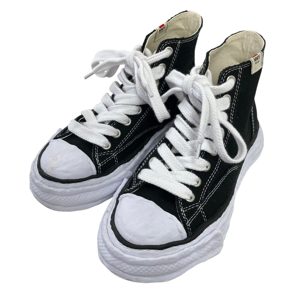 MIHARA YASUHIRO PTS23 CANVAS HI-TOPハイカットスニーカーA11FW701 古着・中古-1枚目のアイテム画像