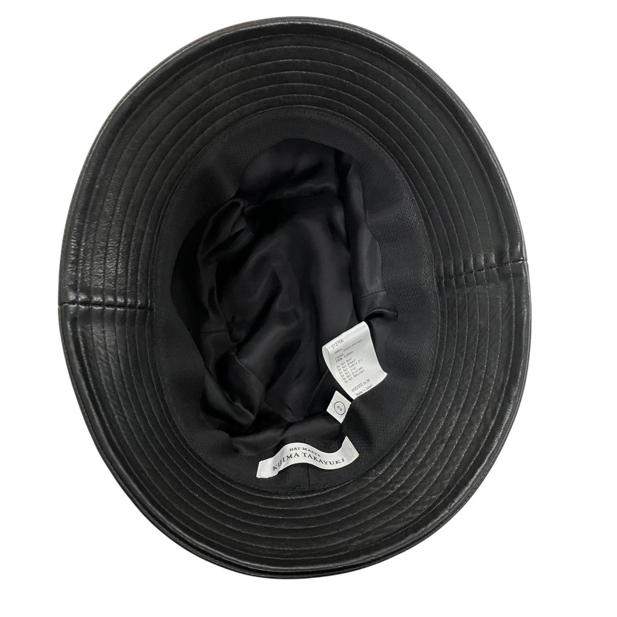 KIJIMA TAKAYUKI レザーバケットハット212706 古着・中古-5枚目のアイテム画像