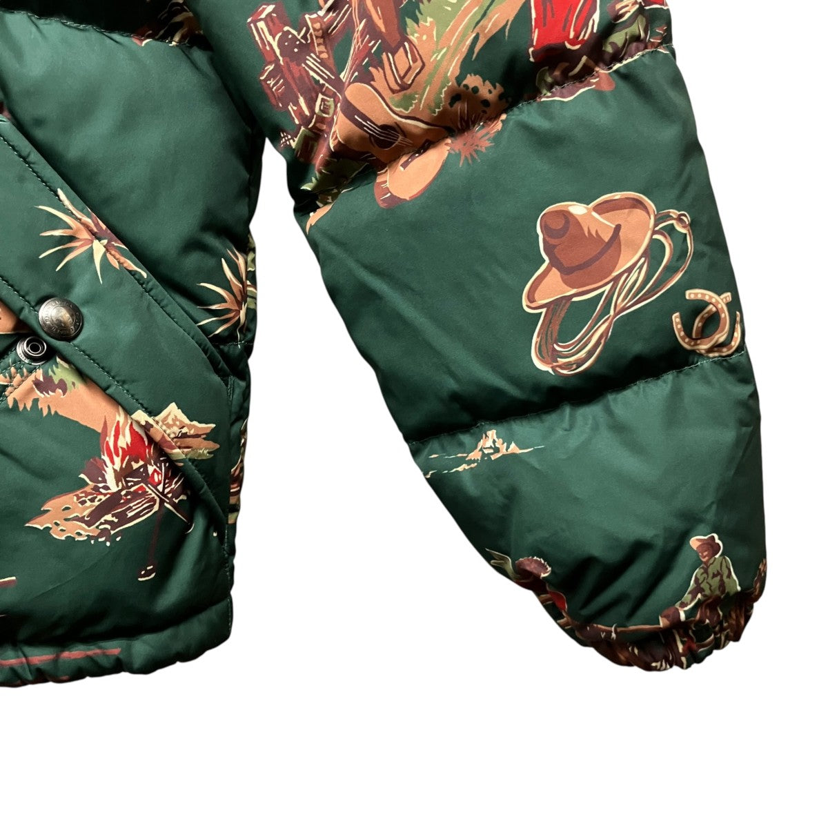 POLO RALPH LAUREN 総柄フードダウンジャケット710716328001 古着・中古-5枚目のアイテム画像