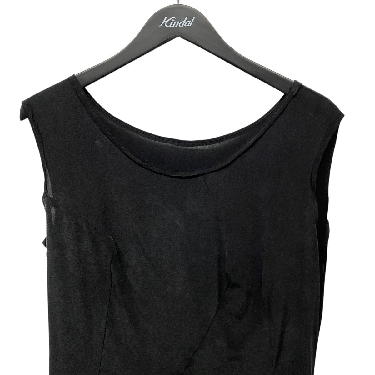 yohji yamamoto+Noir 15SSノースリーブシルクワンピースNU-D04-401 古着・中古-3枚目のアイテム画像