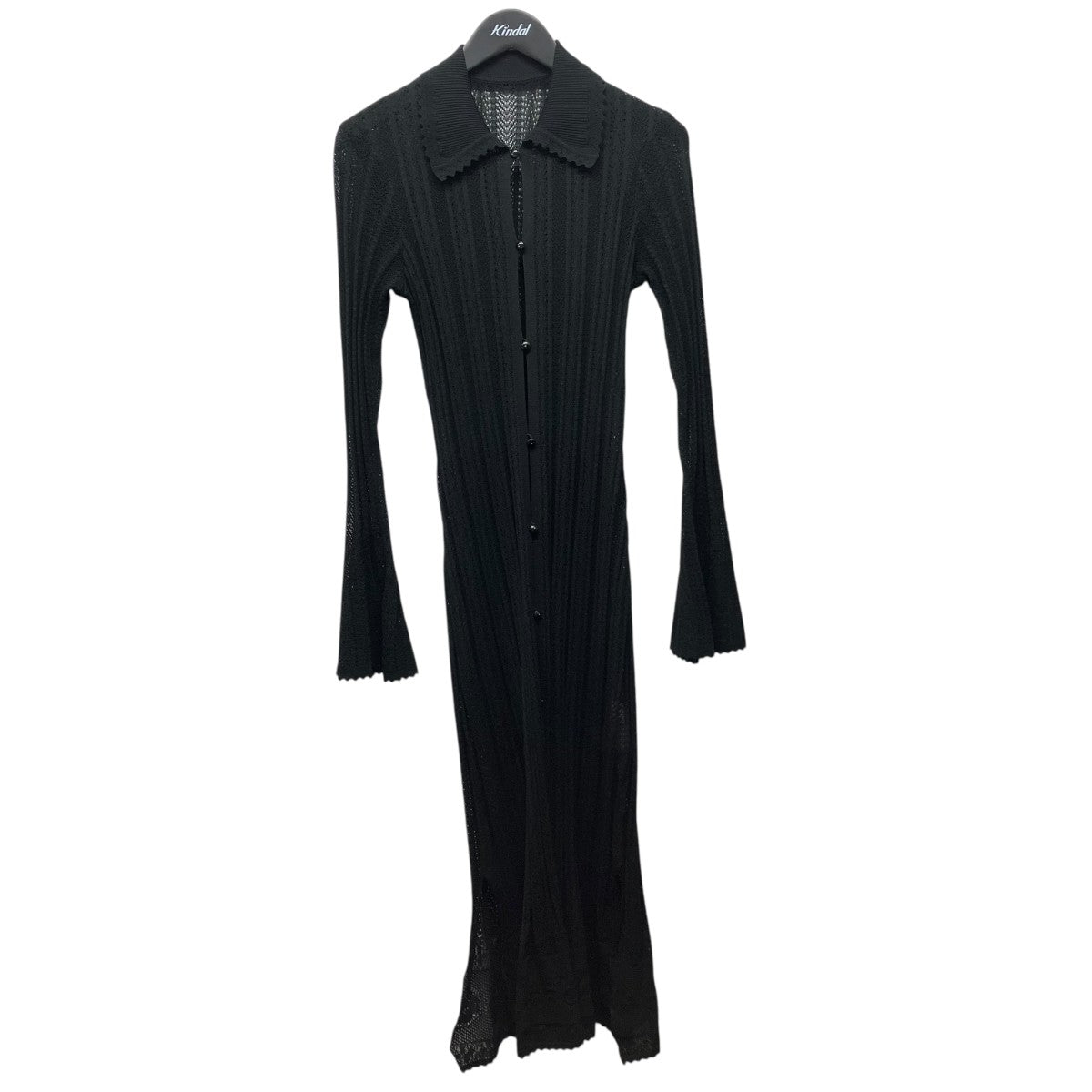 25SSLace Stripe Knitted DressレースストライプニットドレスMM25SS-KN068