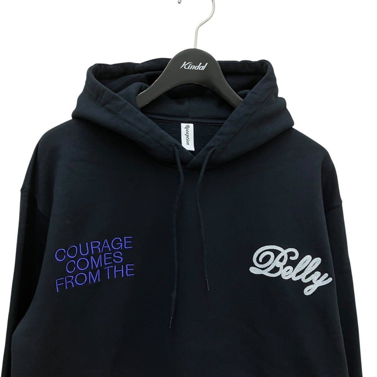 HOODED SWEAT BF刺しゅうプルオーバーパーカー