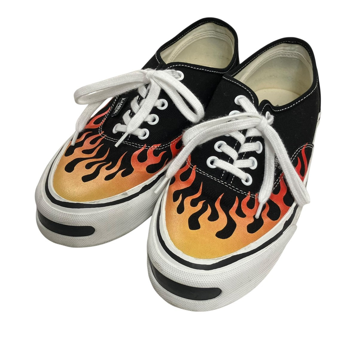 Herc Fire Pattern Vulcanized Sneakerファイアパターンスニーカー