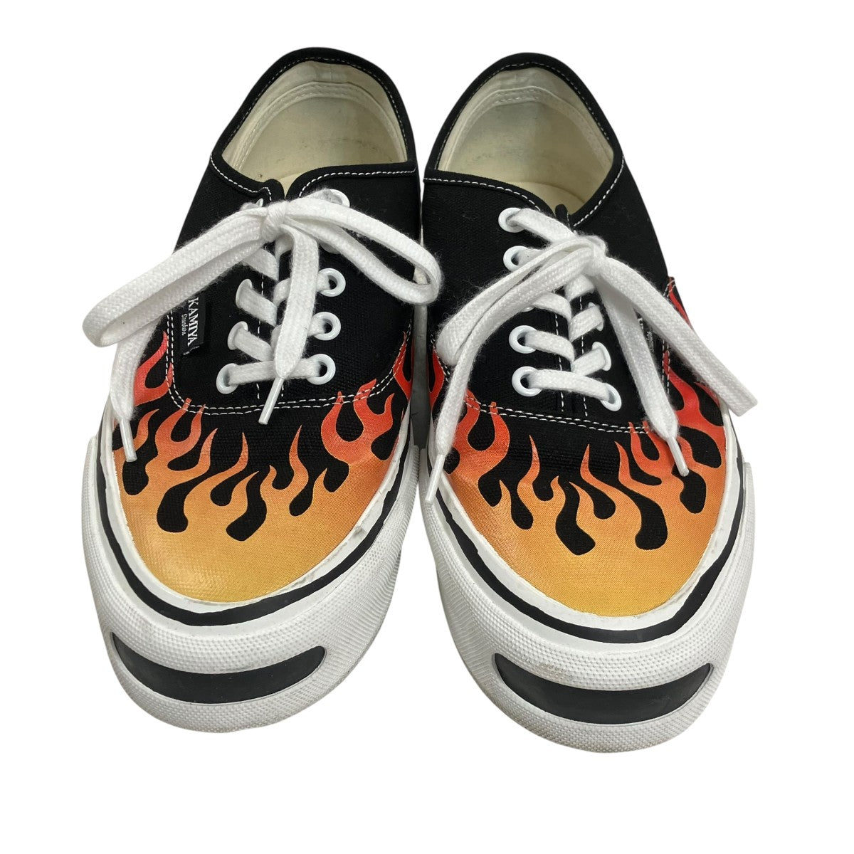 Herc Fire Pattern Vulcanized Sneakerファイアパターンスニーカー