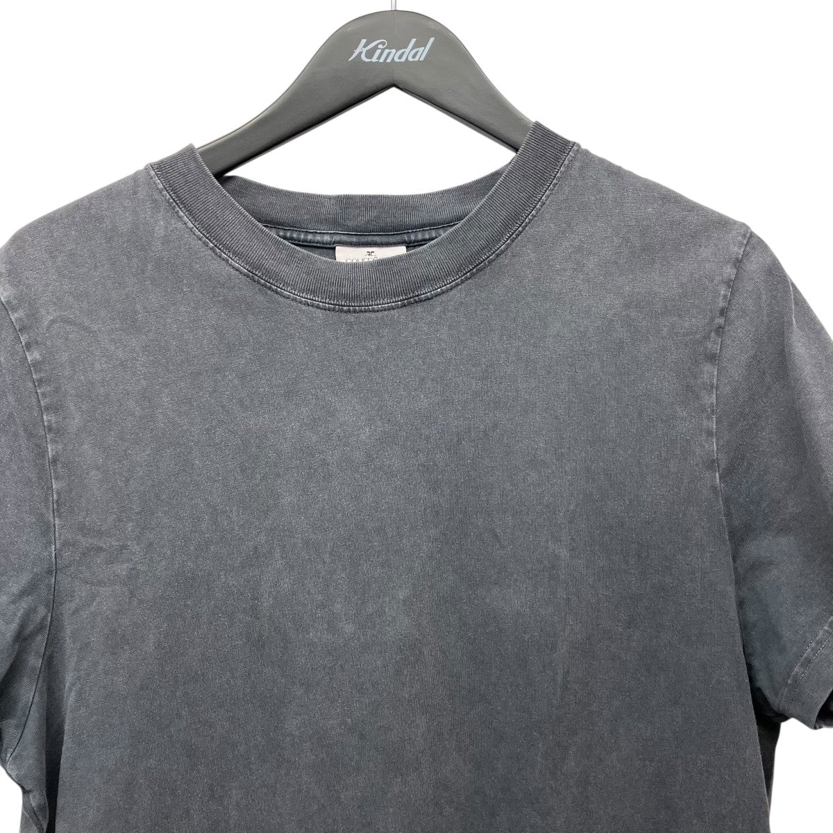courreges ストーンウォッシュTシャツVESJTS008JS01109071 古着・中古-3枚目のアイテム画像