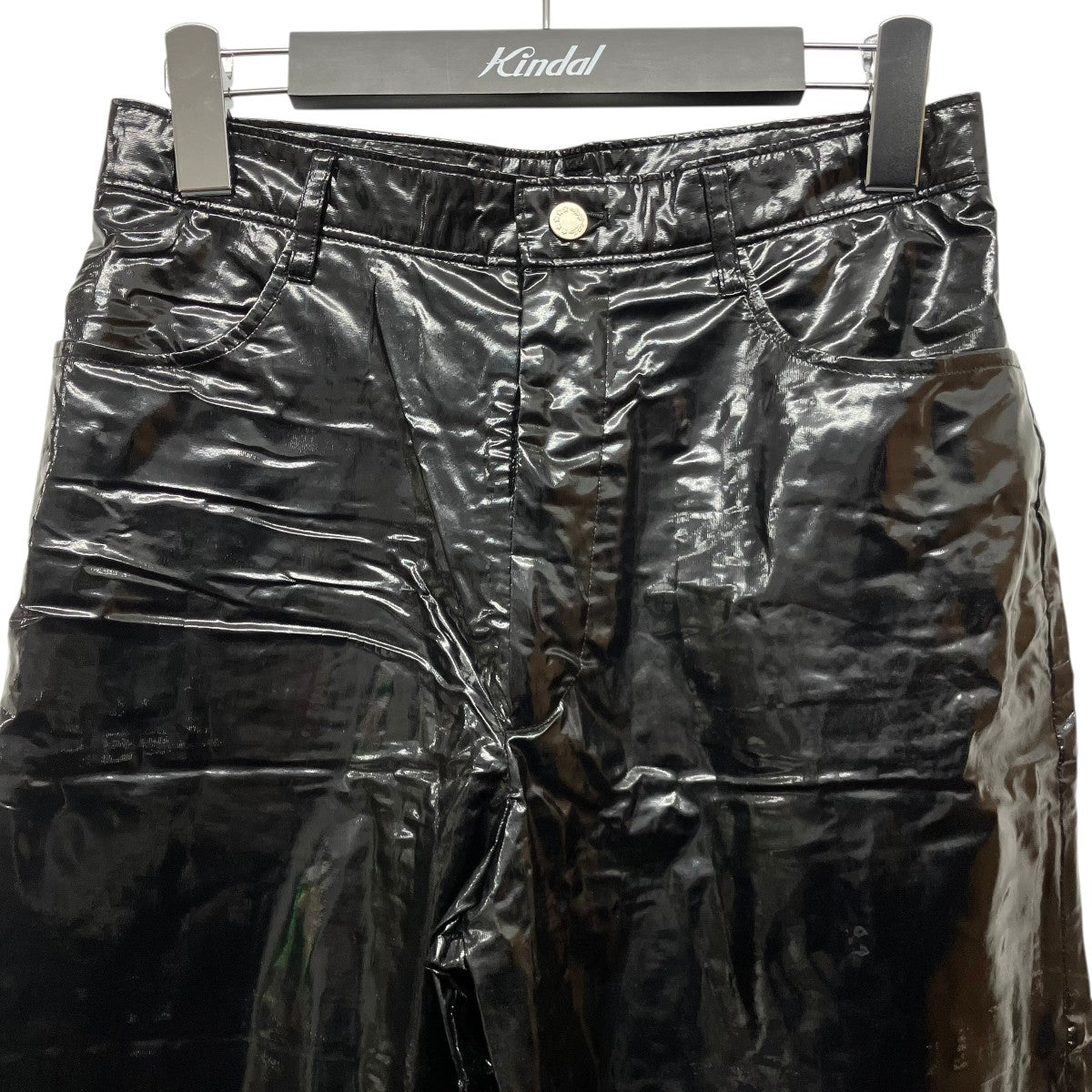 tricot COMME des GARCONS AD1995メタリックパンツTP-04021M 古着・中古-3枚目のアイテム画像