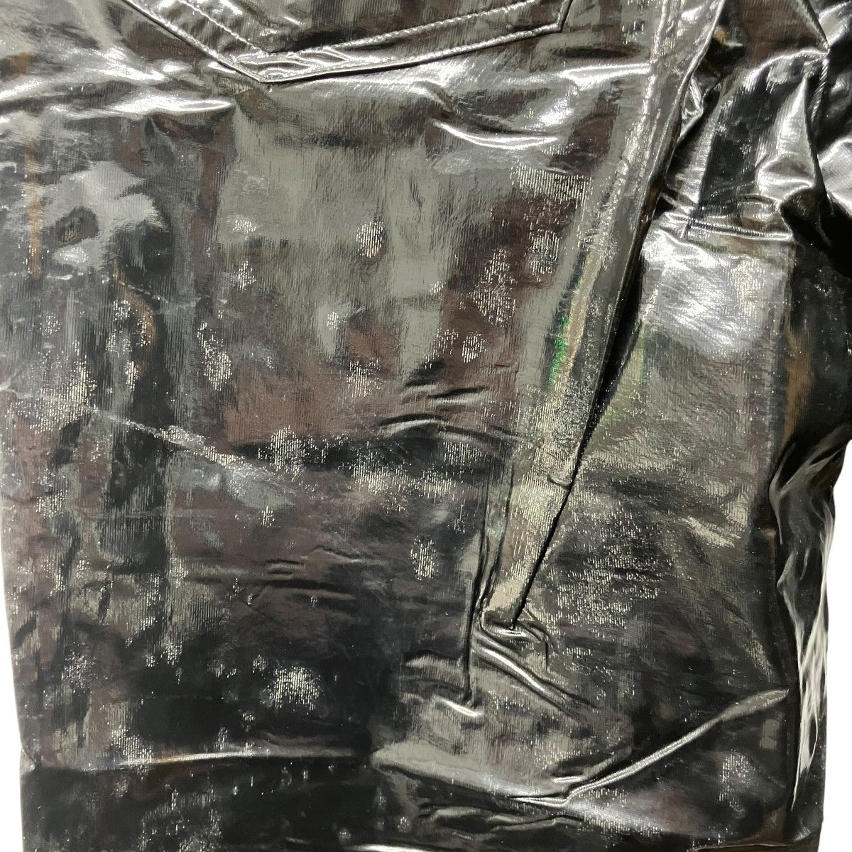 tricot COMME des GARCONS AD1995メタリックパンツTP-04021M 古着・中古-7枚目のアイテム画像
