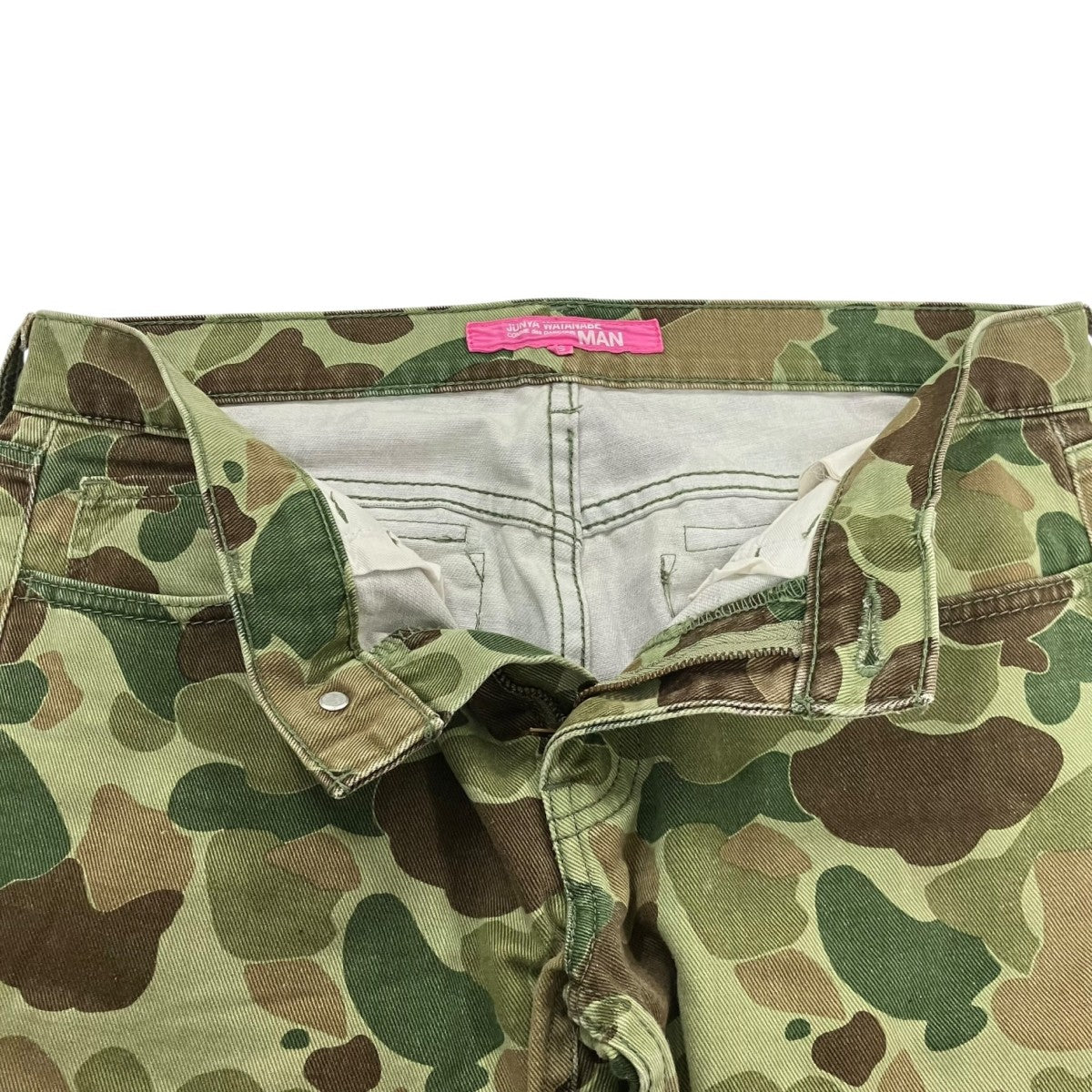 JUNYA WATANABE COMME des GARCONS MAN PINK 03SSカモフラージュパンツUM-P003 古着・中古-4枚目のアイテム画像