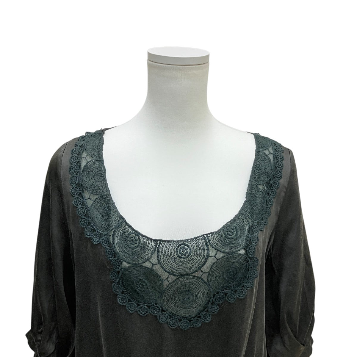 ULLA JOHNSON シルクワンピース 古着・中古-2枚目のアイテム画像