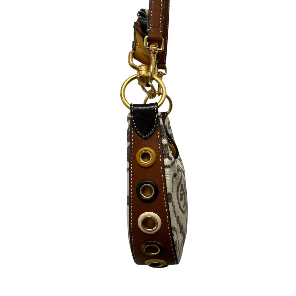 TORY BURCH Tモノグラム グロメット ミニクレセントバッグ10009171 古着・中古-4枚目のアイテム画像
