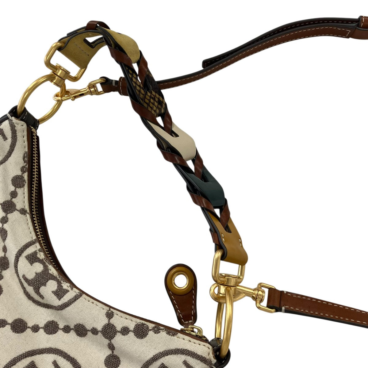TORY BURCH Tモノグラム グロメット ミニクレセントバッグ10009171 古着・中古-6枚目のアイテム画像