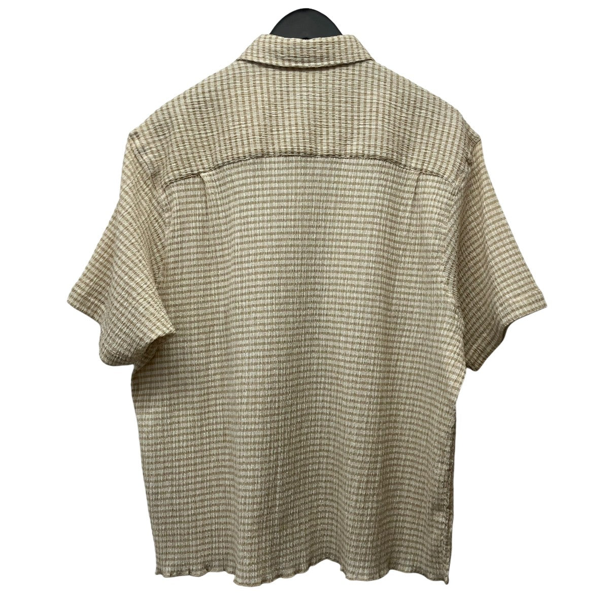 stussy 25SSCRINKLED CHECK SS SHIRTチェックシャツ1110371 古着・中古-2枚目のアイテム画像