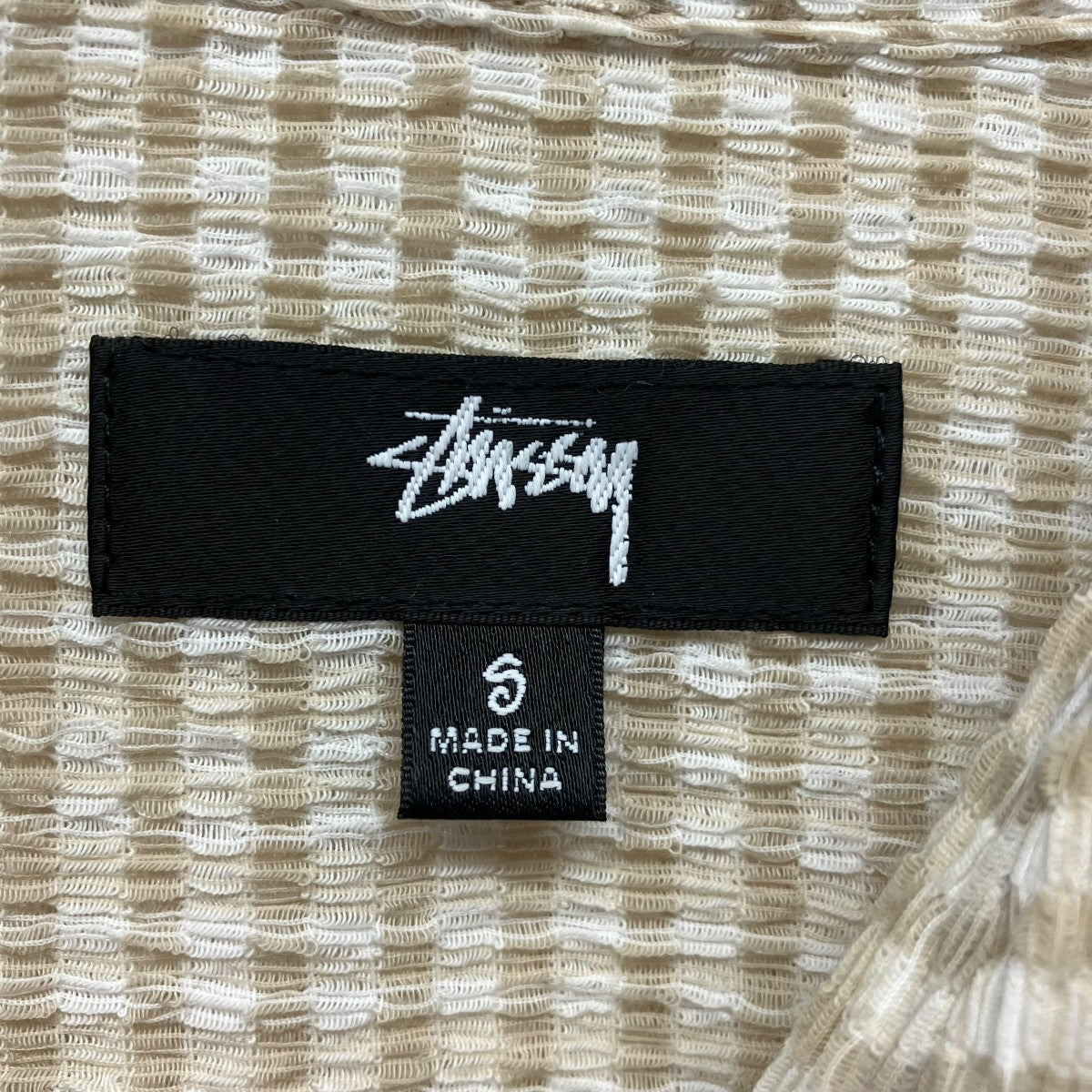 stussy 25SSCRINKLED CHECK SS SHIRTチェックシャツ1110371 古着・中古-6枚目のアイテム画像