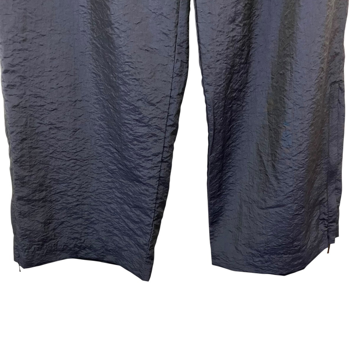 awasa NYLON SILK SIDE ZIP WARM UP PANTSナイロンシルクサイドジップウォームアップパンツAWS4-PT003 古着・中古-4枚目のアイテム画像