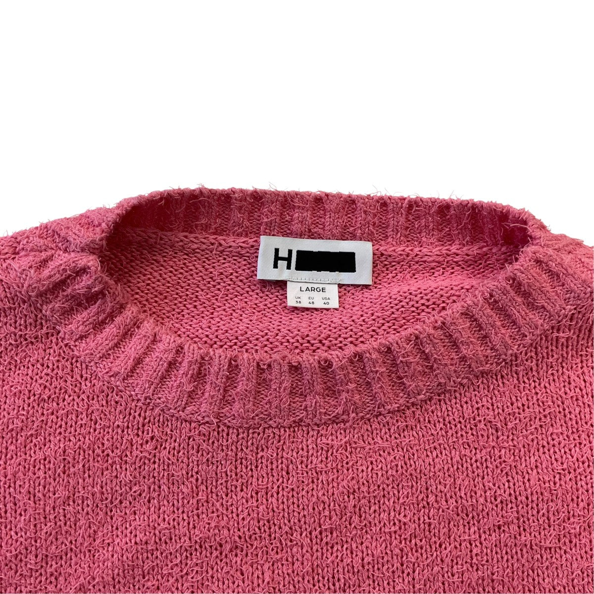 TWIST CREW NECK KNITパイルニット1213-105-3799