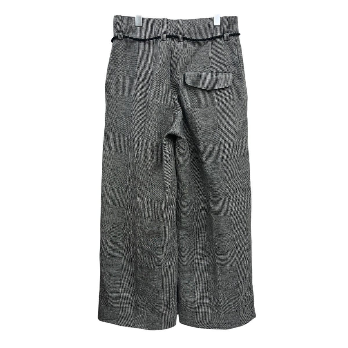 ETHOSENS チェックワイドパンツ 古着・中古-2枚目のアイテム画像