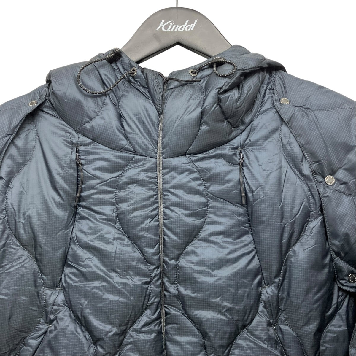 BAL×TAION REMOVABLE SLEEVE DOWN JACKETフーデットキルティングダウンジャケットBAL-TO-001 古着・中古-3枚目のアイテム画像