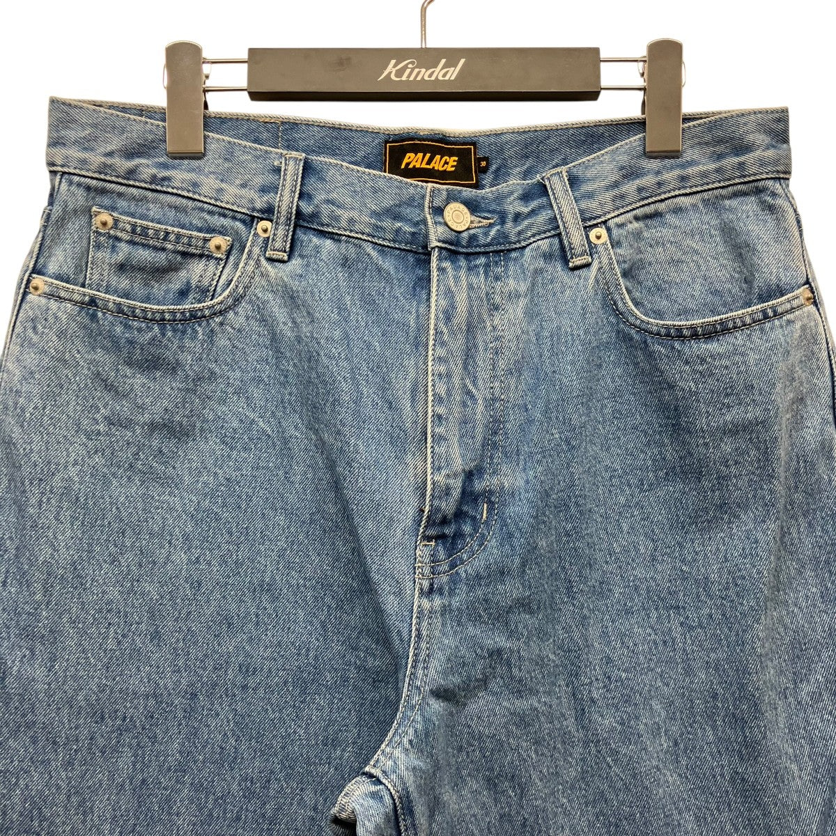 PALACE P90 BAGGY SCRIPT JEANバギーデニムパンツ 古着・中古-3枚目のアイテム画像