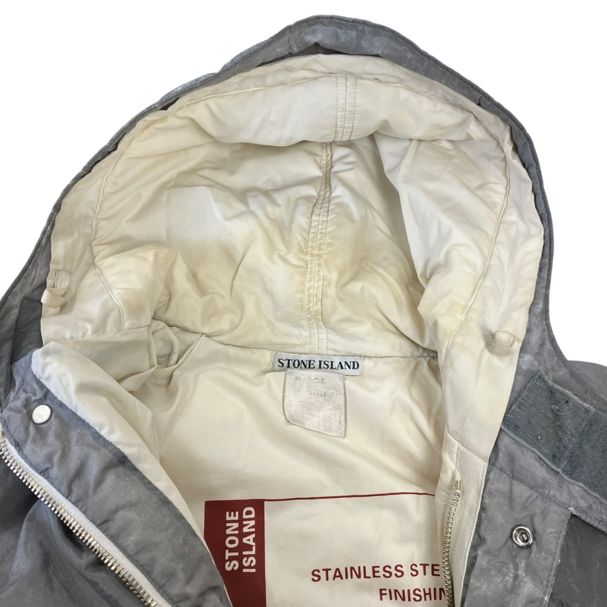 STONE ISLAND 01AWPure Metal Shell Down Jacketフーデットダウンジャケット31154039/AS 古着・中古-3枚目のアイテム画像
