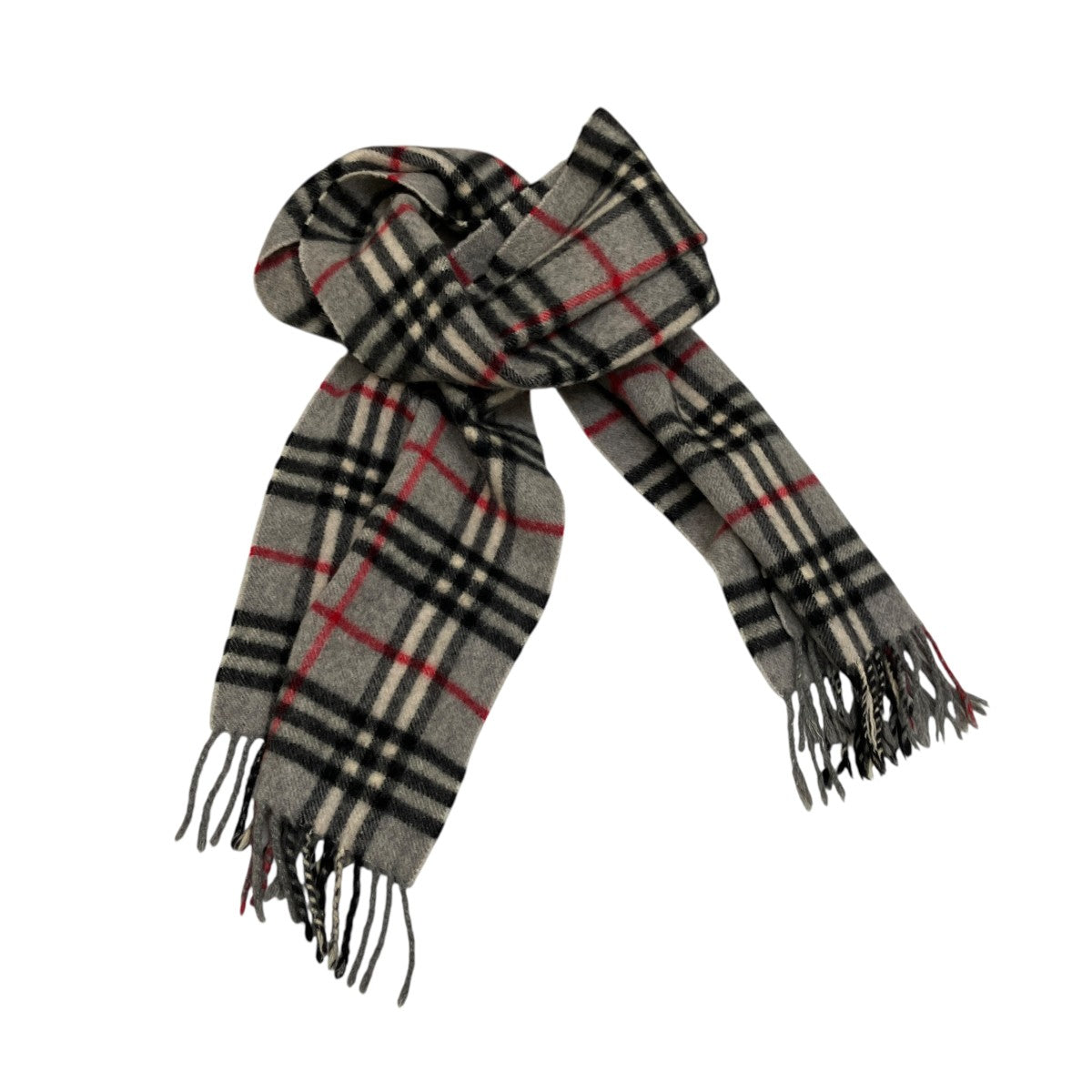 Burberry’s カシミヤチェックマフラー ユニセックス 古着・中古-3枚目のアイテム画像