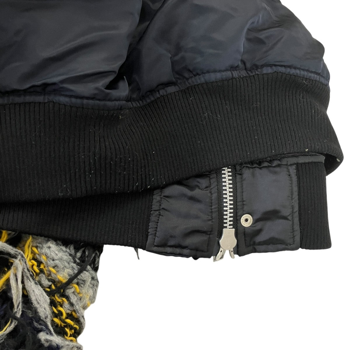 24AWMIX KNIT SLEEVE BLOUSONミックスニットブルゾンDC-AW24-BL-02