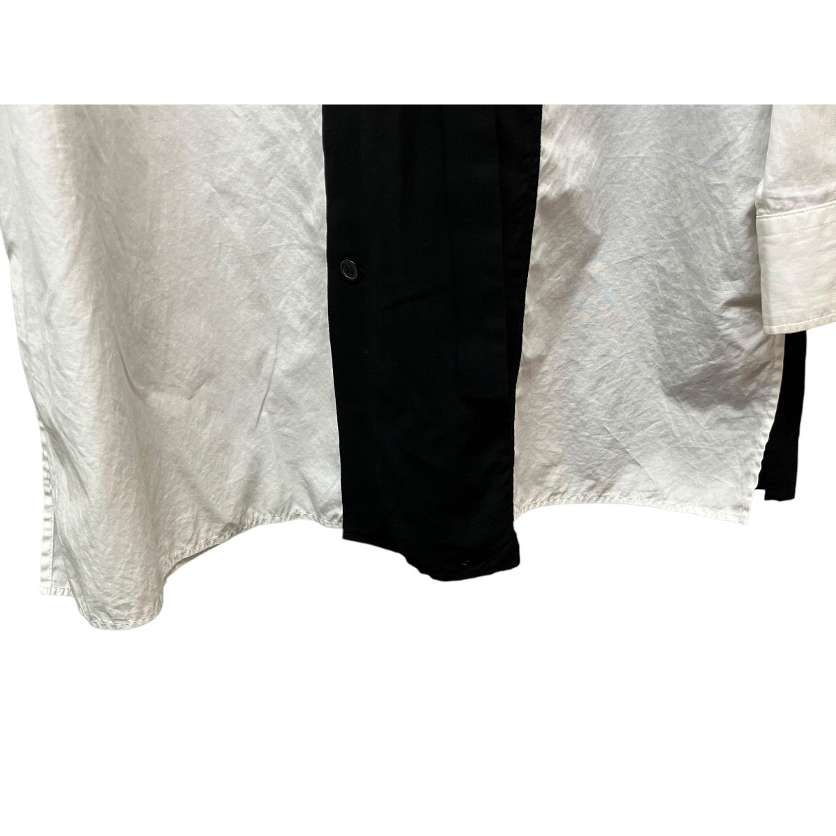 YOHJI YAMAMOTO 前切り替えシャツA 古着・中古-4枚目のアイテム画像