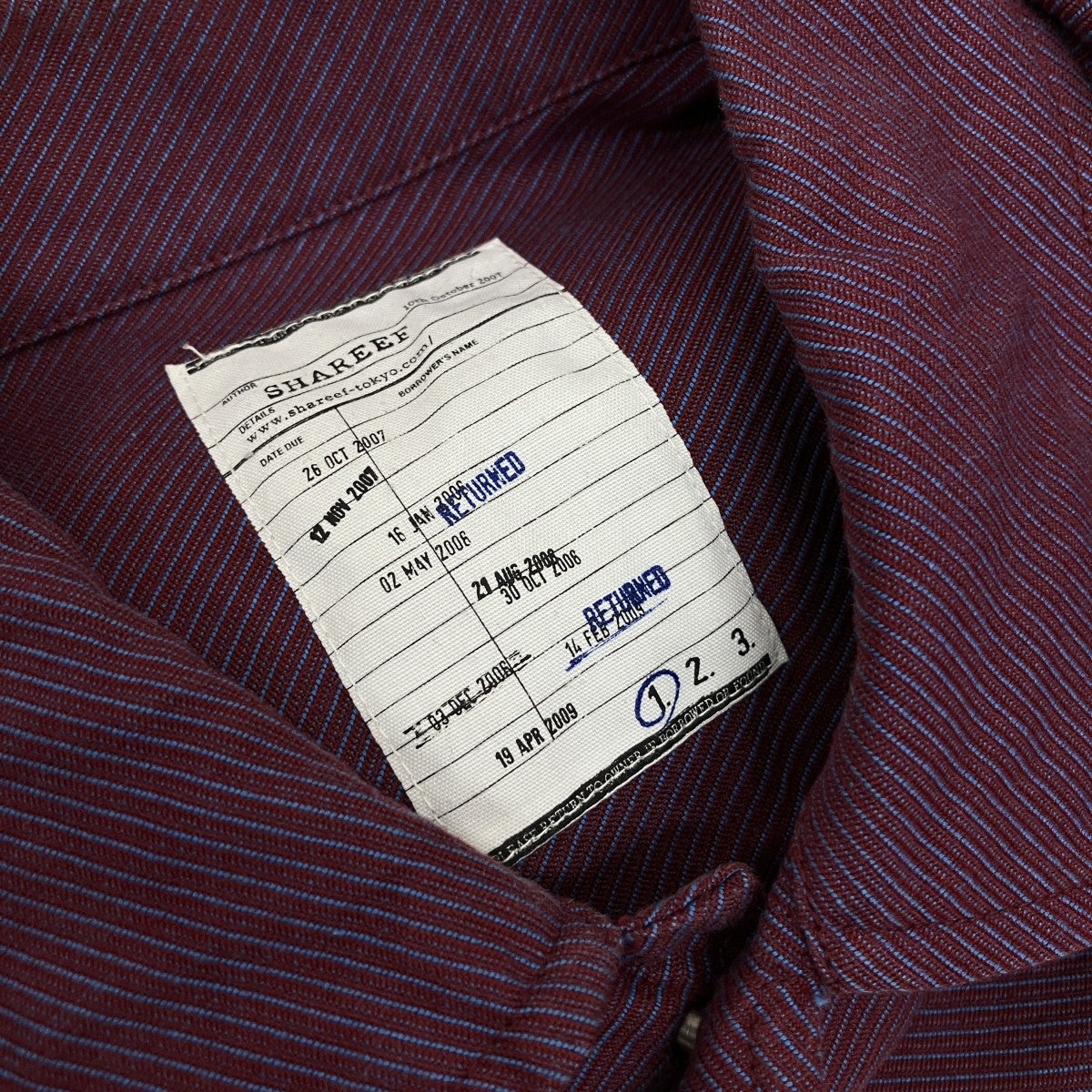 SHAREEF(シャリーフ) SHORT SHIRTS BLOUSONショートシャツブルゾン
