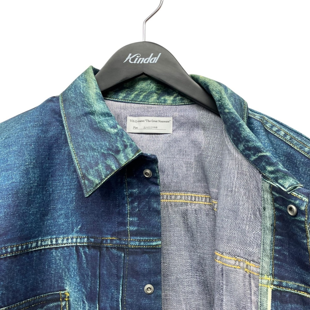 Trompe L’oeil Printed Jacket(1950 Type-2 T-Back)転写デニムジャケットTA-2004