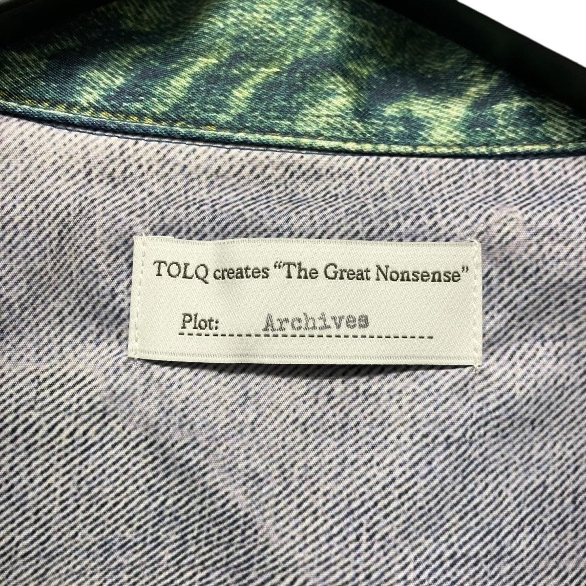 Trompe L’oeil Printed Jacket(1950 Type-2 T-Back)転写デニムジャケットTA-2004