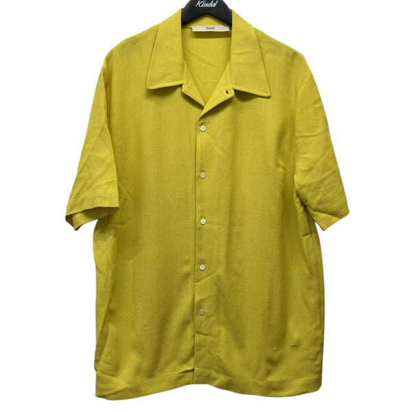 Sefr(セファ) Suneham Shirtオープンカラーシャツ イエロー サイズ L