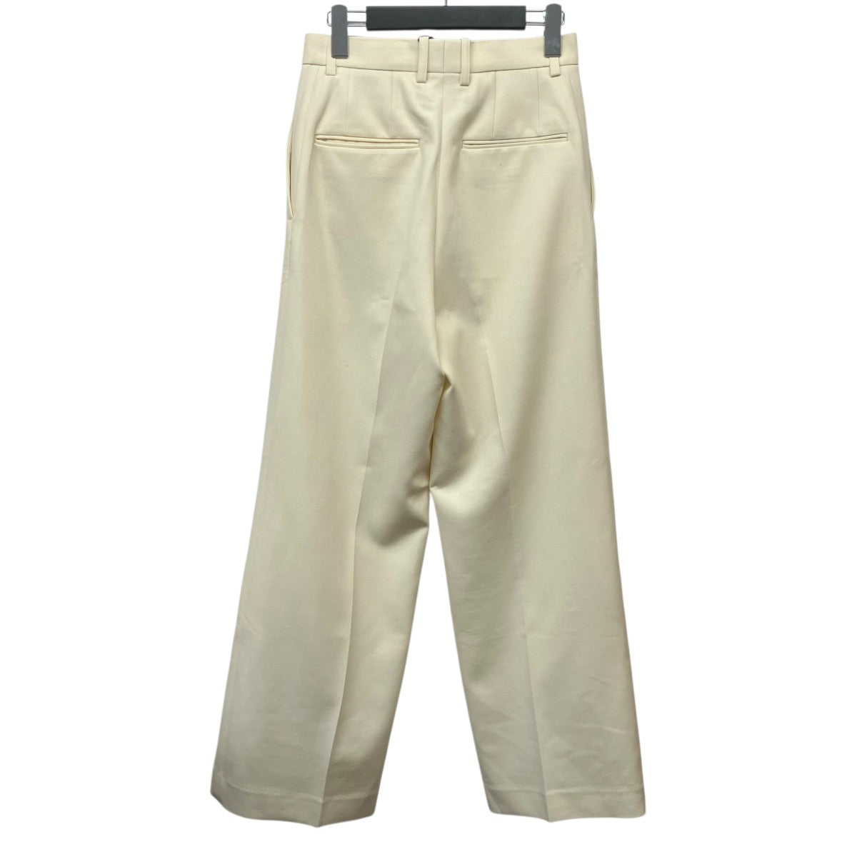 AURALEE TENSE WOOL DOUBLE CLOTH SLACKSウールダブルスラックスA25AP01WP 古着・中古-2枚目のアイテム画像