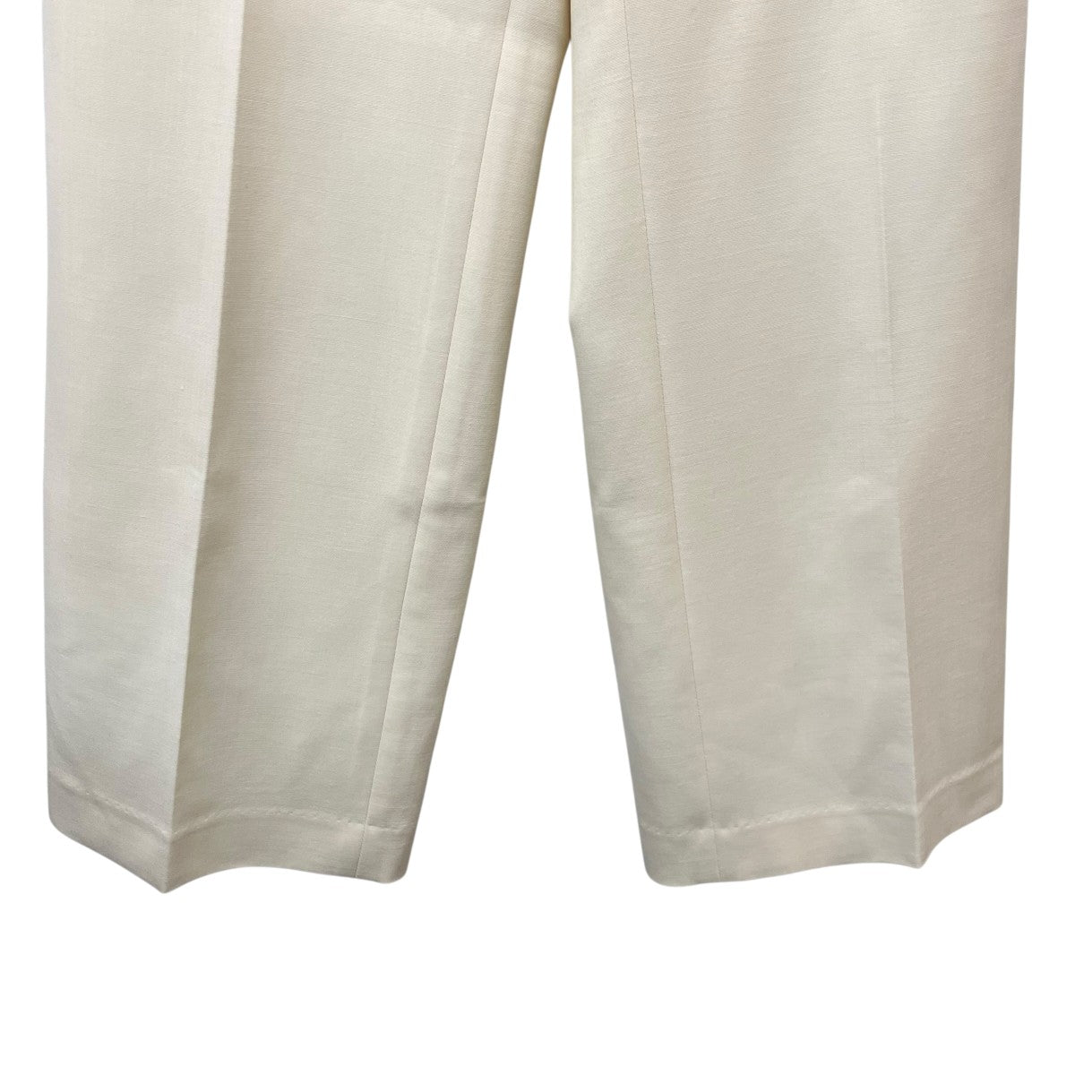 AURALEE TENSE WOOL DOUBLE CLOTH SLACKSウールダブルスラックスA25AP01WP 古着・中古-4枚目のアイテム画像