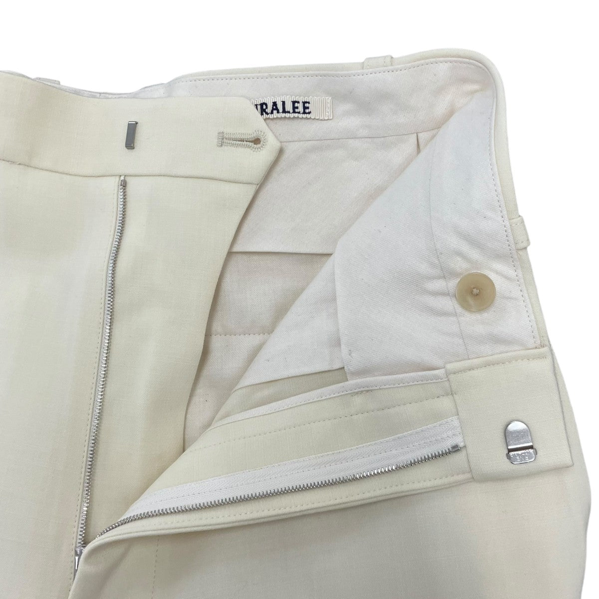 AURALEE TENSE WOOL DOUBLE CLOTH SLACKSウールダブルスラックスA25AP01WP 古着・中古-5枚目のアイテム画像