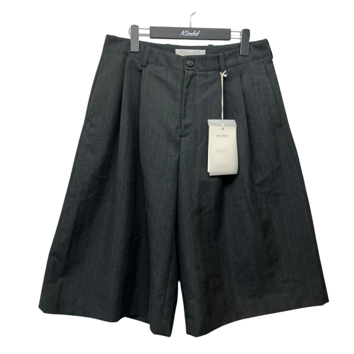 OUR LEGACY 26SS「SPLIT SHORTS」ダブルプリーツワイドショーツ 古着・中古-1枚目のアイテム画像