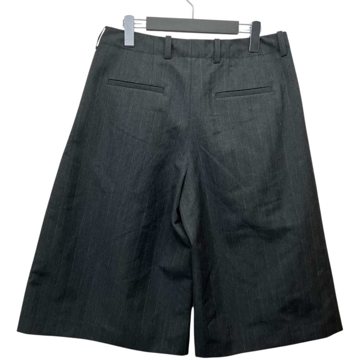 OUR LEGACY 26SS「SPLIT SHORTS」ダブルプリーツワイドショーツ 古着・中古-2枚目のアイテム画像
