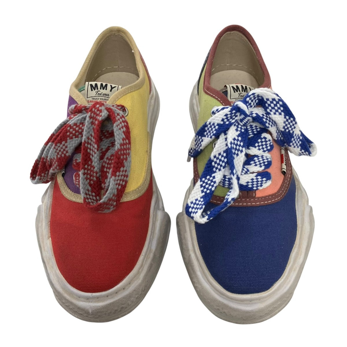 MIHARA YASUHIRO BAKER OG Sole Multi Color Canvas Low-top Sneakerベイカー オリジナルソール スニーカーA16FW737 古着・中古-1枚目のアイテム画像