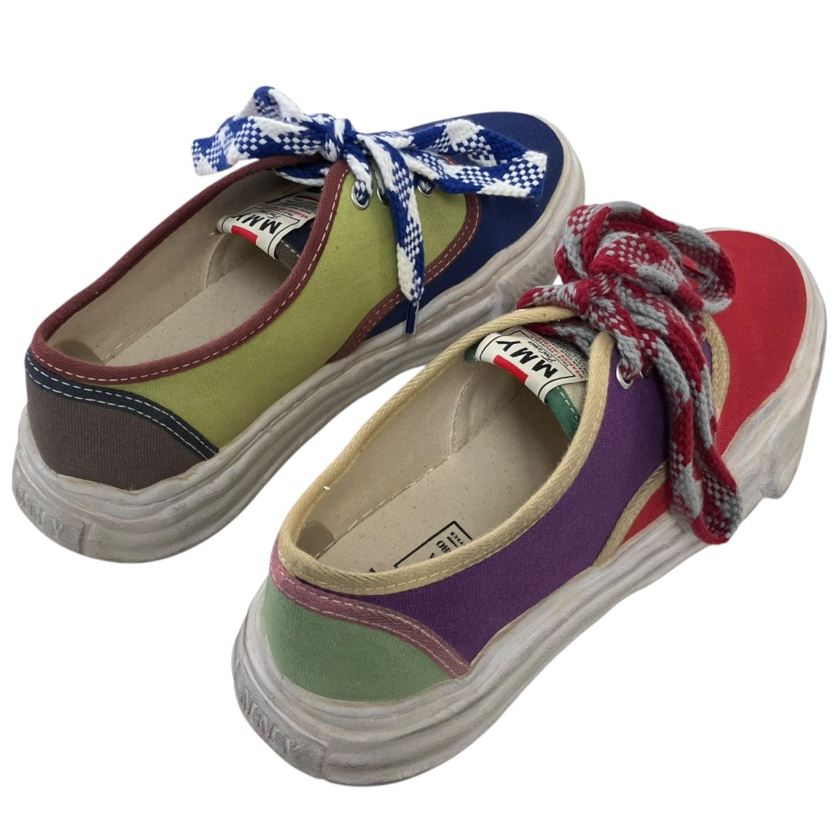 MIHARA YASUHIRO BAKER OG Sole Multi Color Canvas Low-top Sneakerベイカー オリジナルソール スニーカーA16FW737 古着・中古-3枚目のアイテム画像