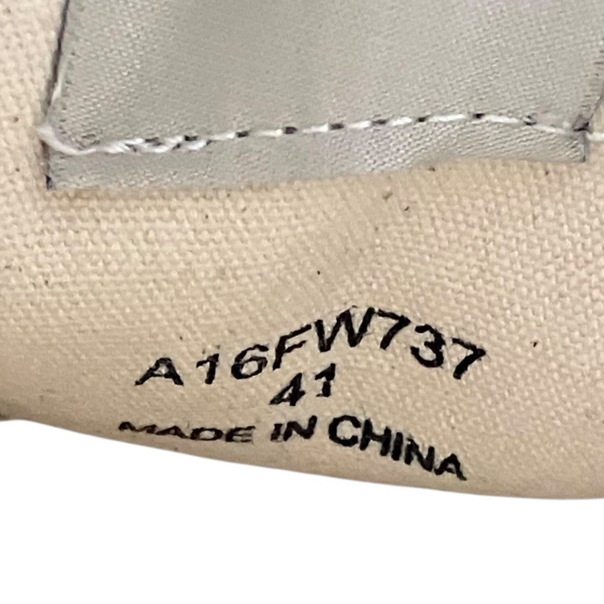 MIHARA YASUHIRO BAKER OG Sole Multi Color Canvas Low-top Sneakerベイカー オリジナルソール スニーカーA16FW737 古着・中古-7枚目のアイテム画像