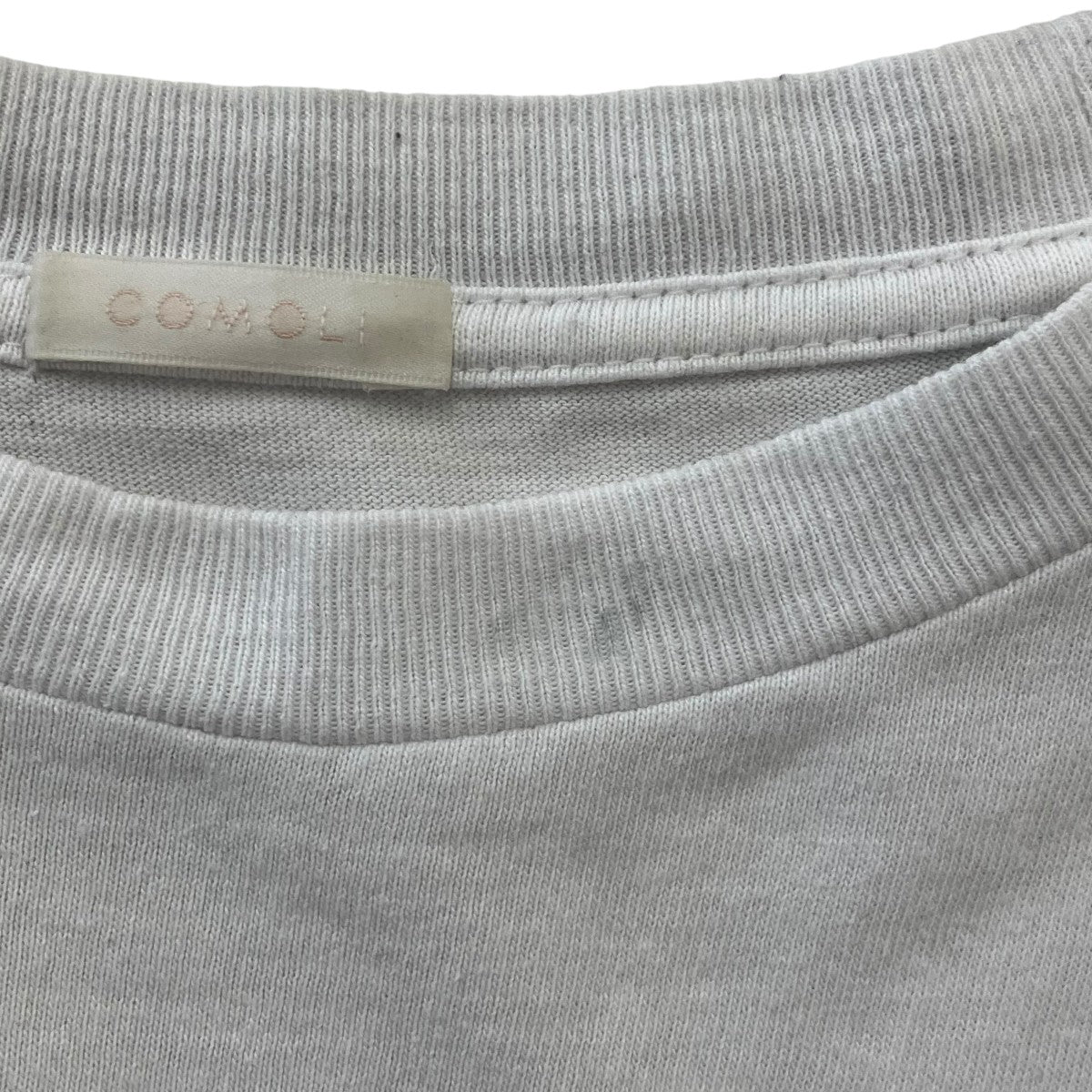 COMOLI 23SS空紡天竺TシャツX01-05009 古着・中古-8枚目のアイテム画像