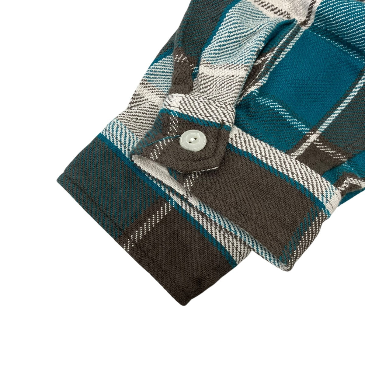 DESCNDANT 26SS参考価格\37，400 VANNING PLAID LS SHIRTコットンフランネルシャツ 古着・中古-7枚目のアイテム画像