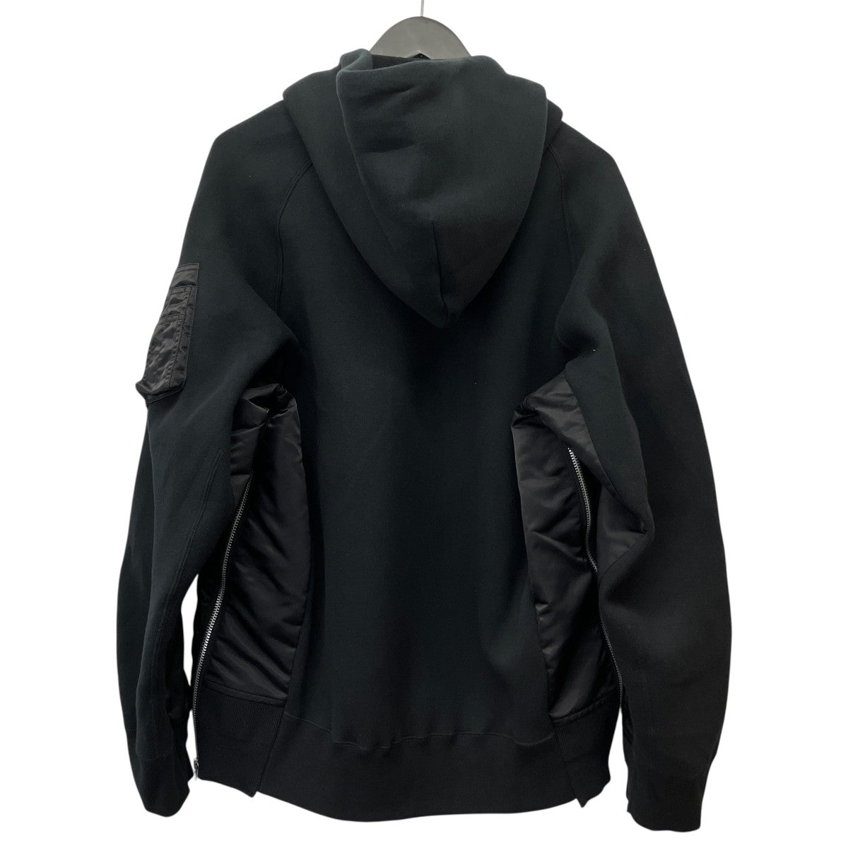 23AWSponge Sweat Hoodieスポンジスウェットナイロンツイルフーディー23-03173M