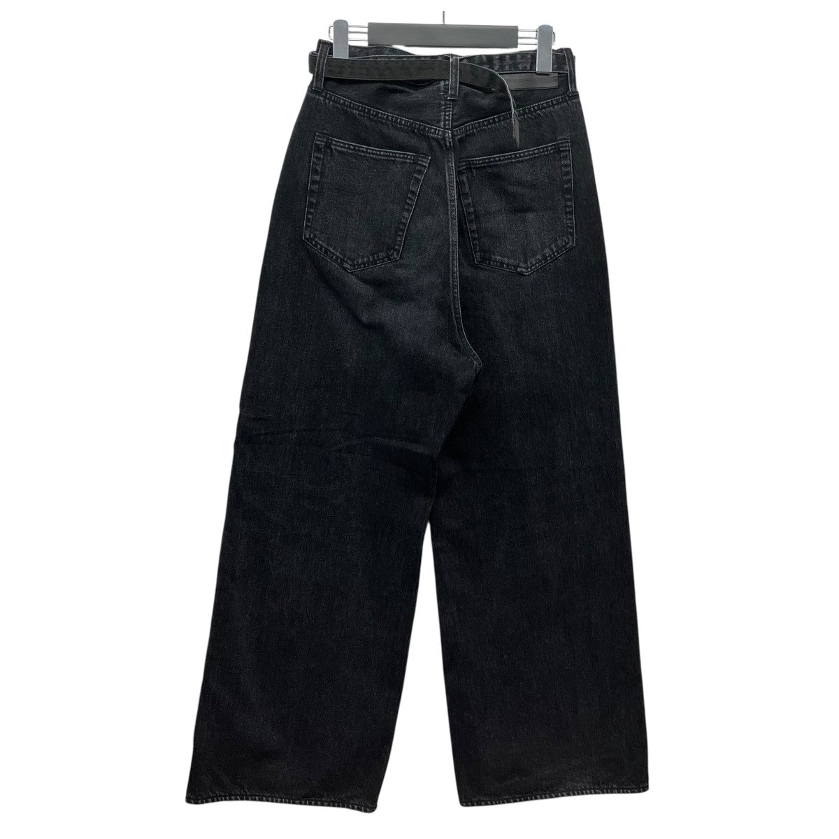 sacai 「Wide Denim Pants」ベルテッドワイドデニムパンツ 古着・中古-2枚目のアイテム画像