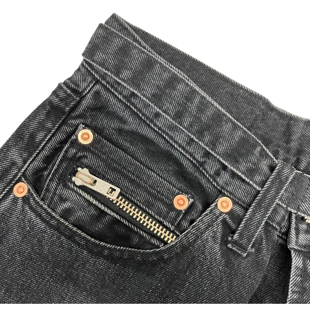 sacai 「Wide Denim Pants」ベルテッドワイドデニムパンツ 古着・中古-3枚目のアイテム画像