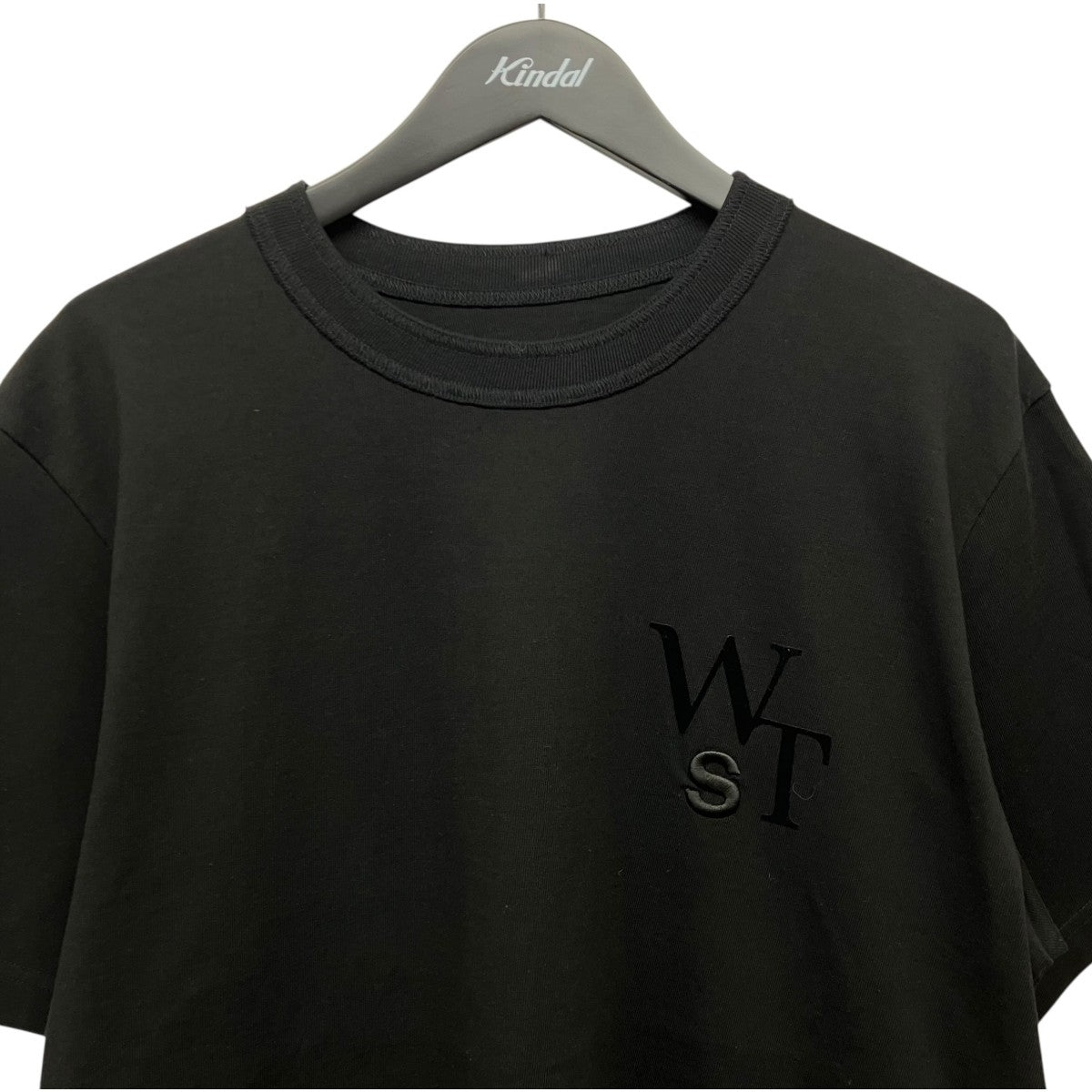 sacai×WTAPS 25SS「Flock Print T-Shirt」フロックプリントTシャツ 古着・中古-3枚目のアイテム画像
