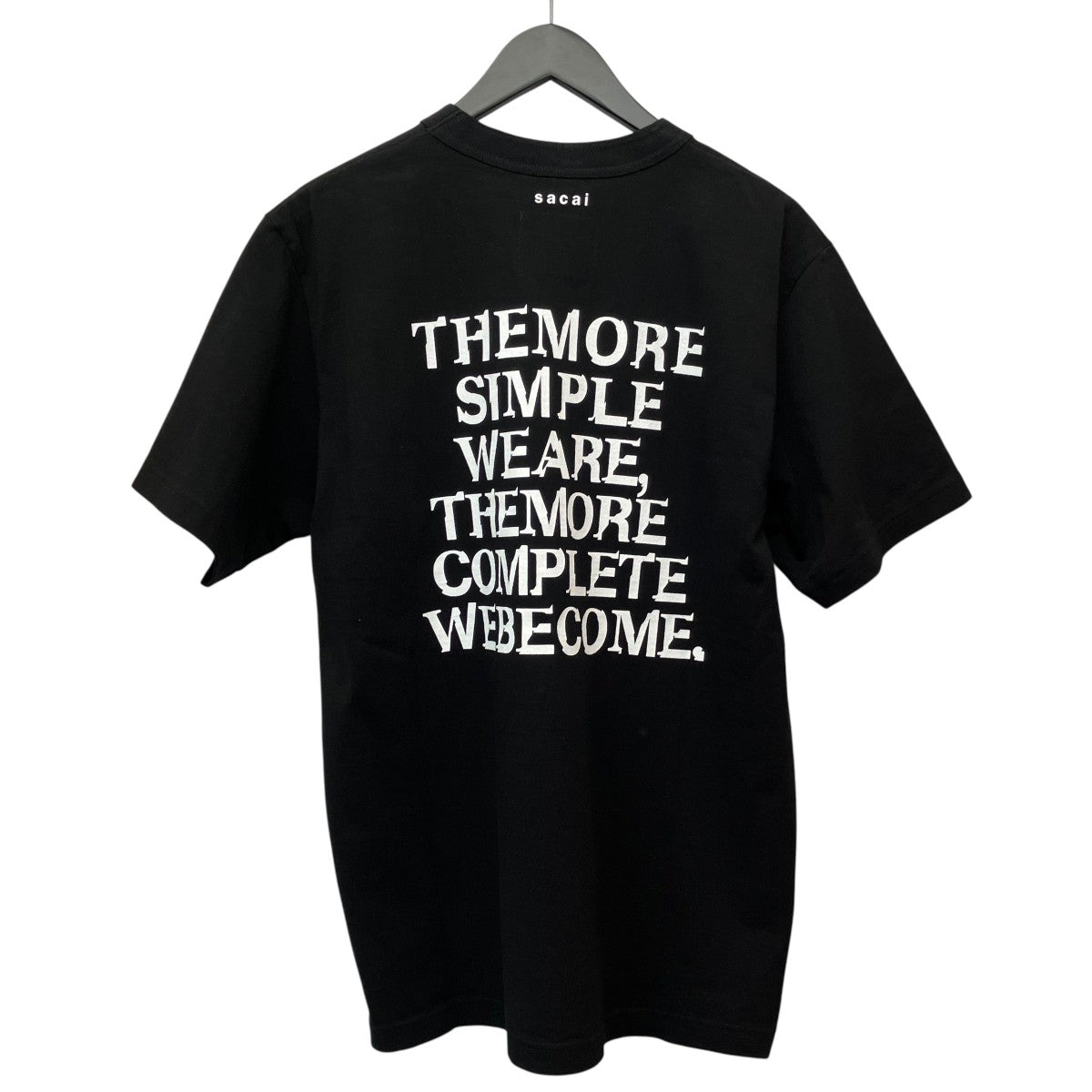 sacai 24SSバックプリントポケットTシャツ24-0798S 古着・中古-2枚目のアイテム画像
