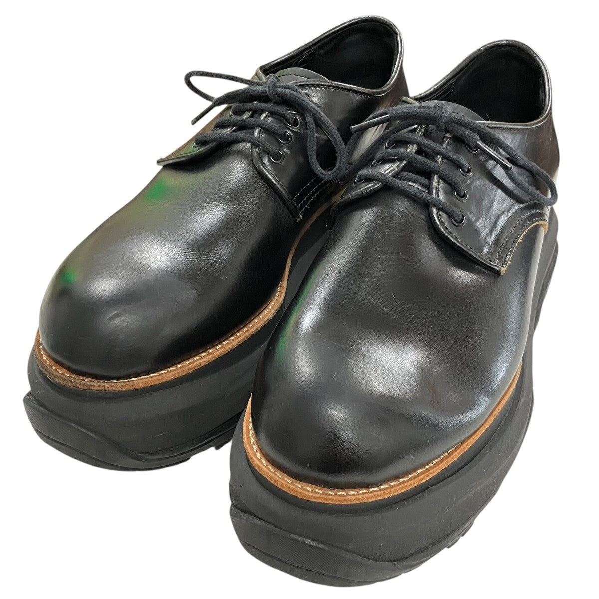 sacai 「LEATHER OXFORD」レザーオックスフォードシューズ 古着・中古-1枚目のアイテム画像