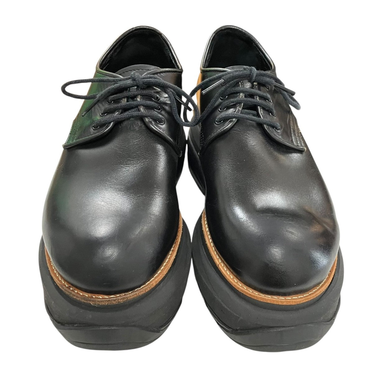sacai 「LEATHER OXFORD」レザーオックスフォードシューズ 古着・中古-2枚目のアイテム画像