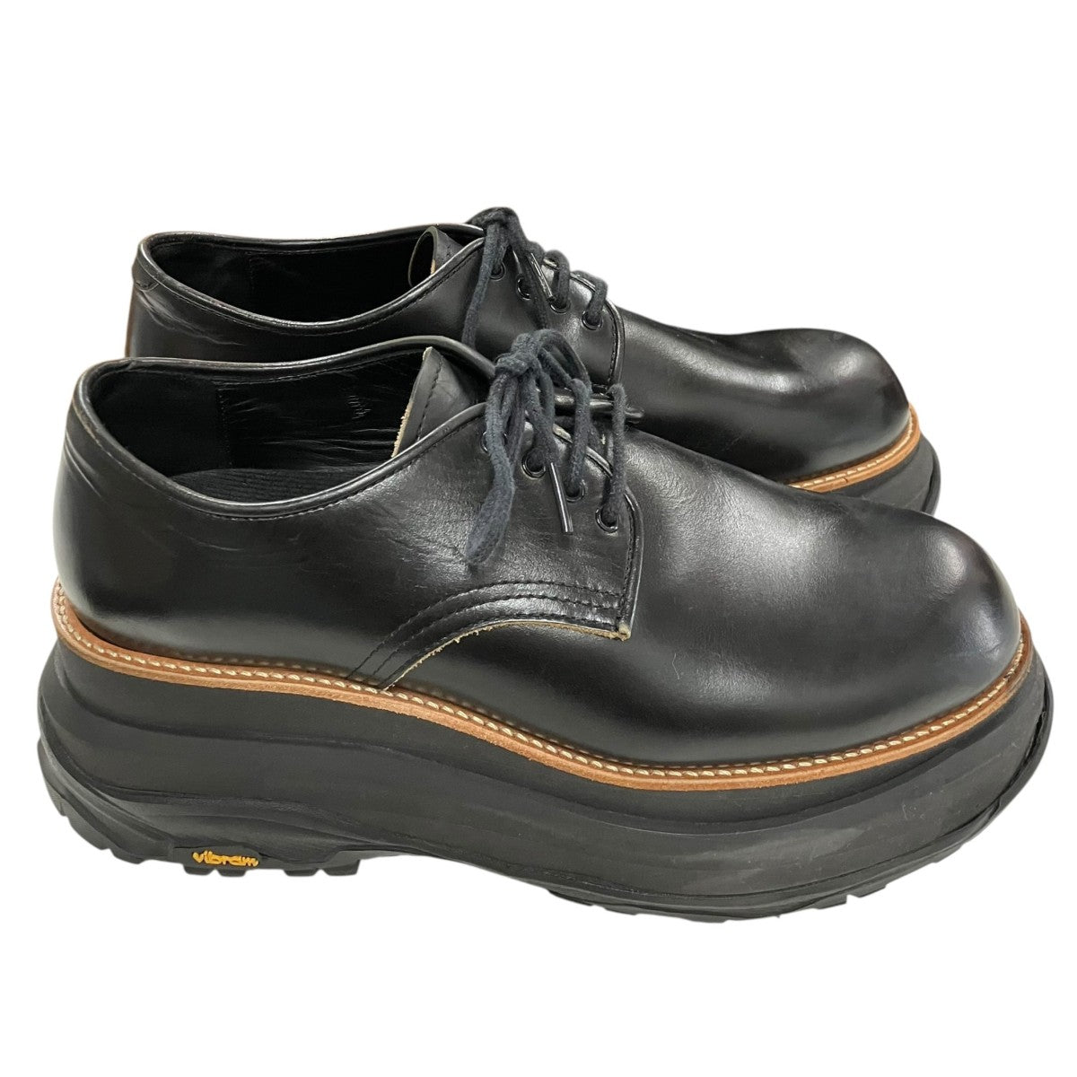 sacai 「LEATHER OXFORD」レザーオックスフォードシューズ 古着・中古-3枚目のアイテム画像